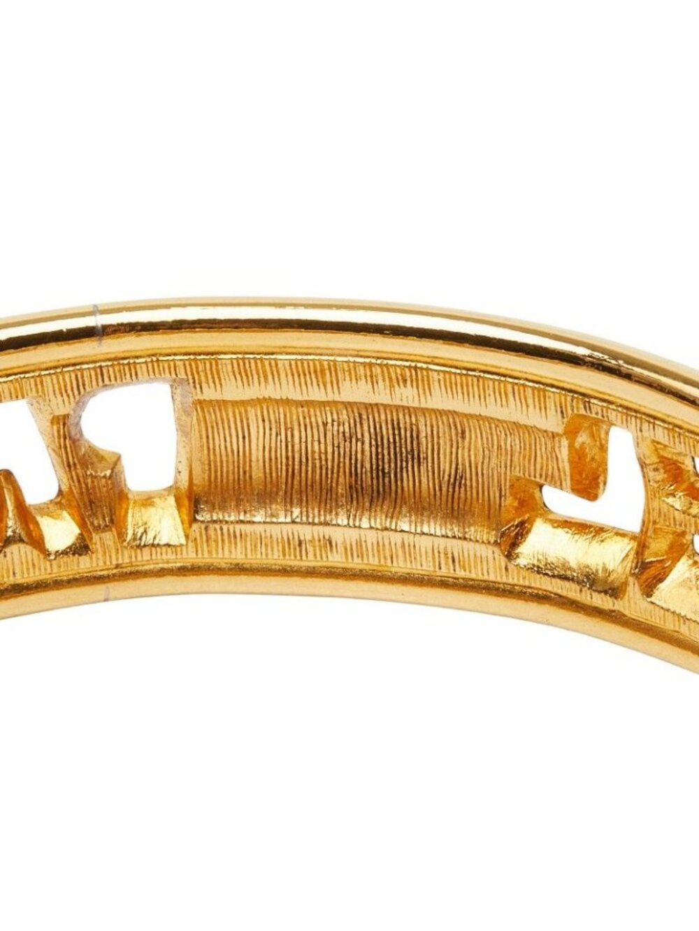 Chanel Logo Bangle Gold Plated 1- Bracelet - Picture 4 of 6